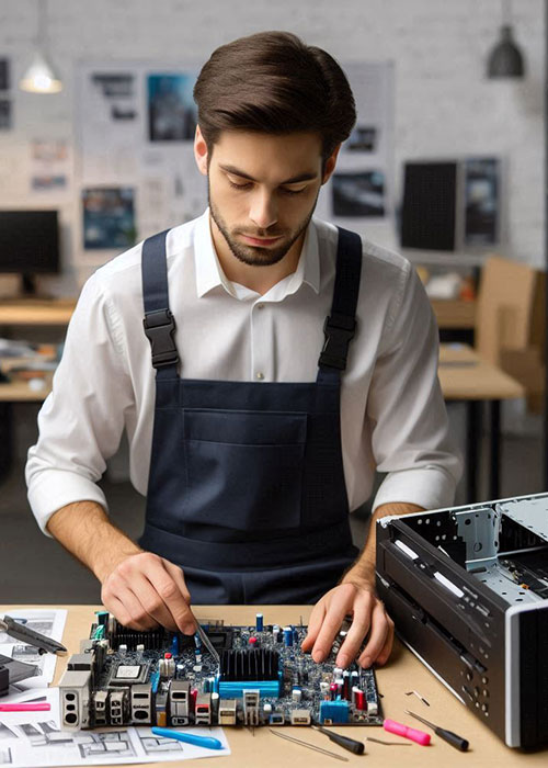 Technician Repairing Printer Printercare247